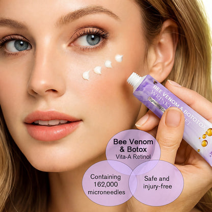 Himilk® Bee Venom & Botox Wrinkle-Lift Tightening Cream 🐝 (Anti-Aging,Hydration, Skin Repair, Acne & Dark Spot Treatment, Wart & Mole Removal, Psoriasis Relief) 🌸- Formulated in Canada