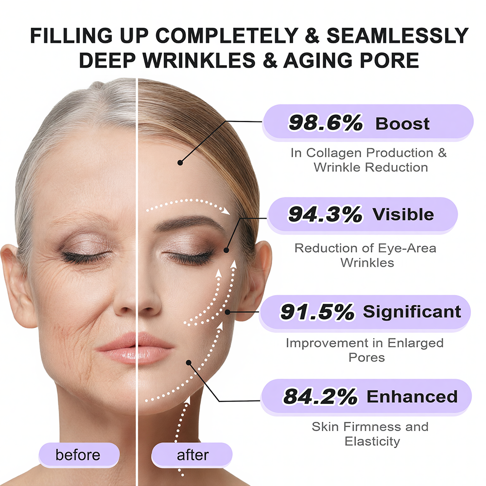 Himilk® Bee Venom & Botox Wrinkle-Lift Tightening Cream 🐝 (Anti-Aging,Hydration, Skin Repair, Acne & Dark Spot Treatment, Wart & Mole Removal, Psoriasis Relief) 🌸- Formulated in Canada