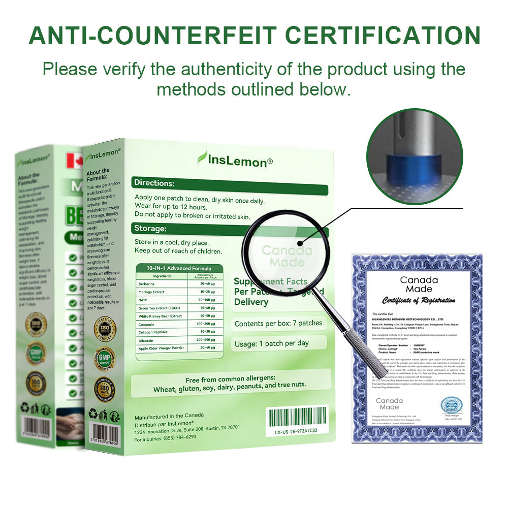 𝐂𝐄 𝐑𝐞𝐠𝐢𝐬𝐭𝐞𝐫𝐞𝐝 & 𝐆𝐌𝐏 𝐂𝐞𝐫𝐭𝐢𝐟𝐢𝐞𝐝 🔬| 𝐈𝐧𝐬𝐋𝐞𝐦𝐨𝐧® 𝑴𝒐𝒓𝒊𝒏𝒈𝒂 & 𝑩𝒆𝒓𝒃𝒆𝒓𝒊𝒏𝒆 𝟏𝟎-𝐈𝐍-𝟏 𝐀𝐝𝐯𝐚𝐧𝐜𝐞𝐝 𝐍𝐚𝐧𝐨 𝐌𝐢𝐜𝐫𝐨𝐧𝐞𝐞𝐝𝐥𝐞 𝐏𝐚𝐭𝐜𝐡 | ✅ 𝐁𝐚𝐜𝐤𝐞𝐝 𝐛𝐲 𝐒𝐜𝐢𝐞𝐧𝐭𝐢𝐟𝐢𝐜 𝐄𝐯𝐢𝐝𝐞𝐧𝐜𝐞 | 𝟏𝟎-𝐢𝐧-𝟏 𝐅𝐨𝐫𝐦𝐮𝐥𝐚 | 𝐑𝐞𝐬𝐮𝐥𝐭𝐬 𝐢𝐧 𝟓 𝐃𝐚𝐲𝐬