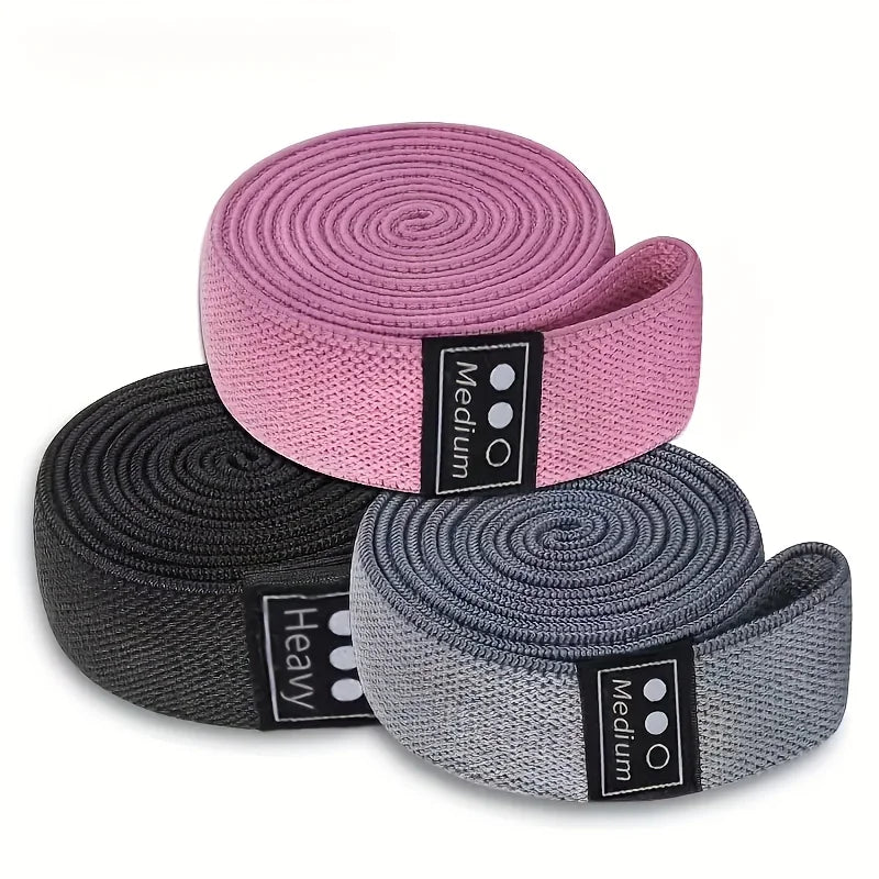 Fitness Resistance Bands - Knit Elastic Stretch Training Pulling Bands Resistance Levels for Yoga & Strength Training