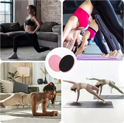 Fitness Household Pilates Core Sliders Exercise Gliding Discs Full-Body Workout Accessories Abdominal Training Sports Equipment