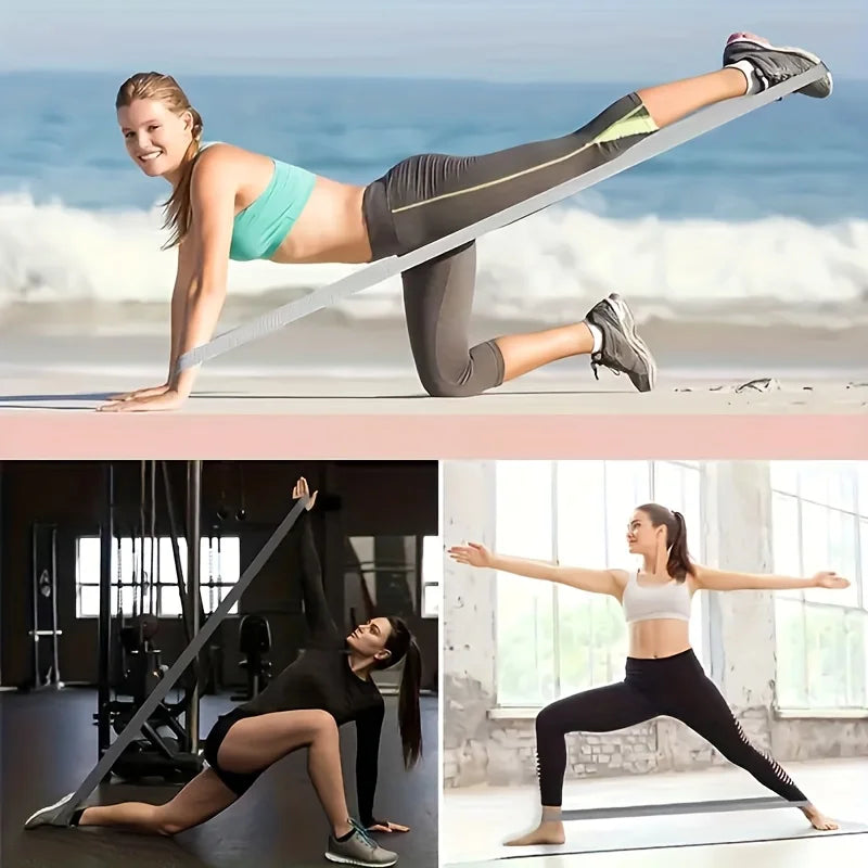 Fitness Resistance Bands - Knit Elastic Stretch Training Pulling Bands Resistance Levels for Yoga & Strength Training